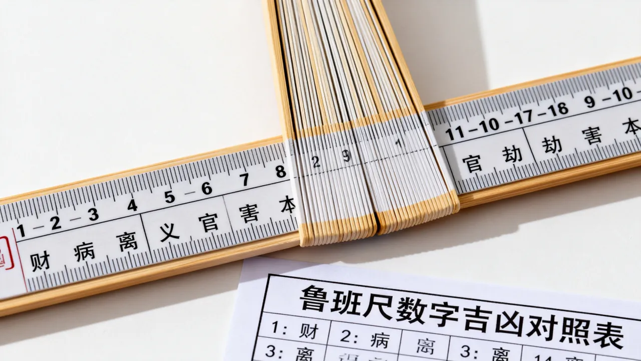 尺子数字吉凶怎么看，鲁班尺数字吉凶对照表怎么查