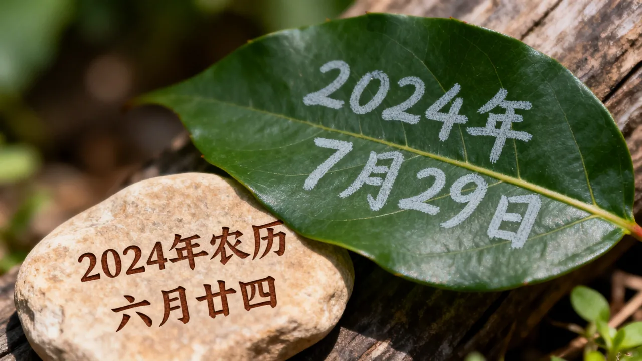 7月29日阴历多少，2024年7月29农历是几月几日