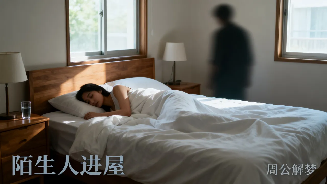 梦到有人进自己家预示了什么，周公解梦梦到陌生人进屋有什么预兆？