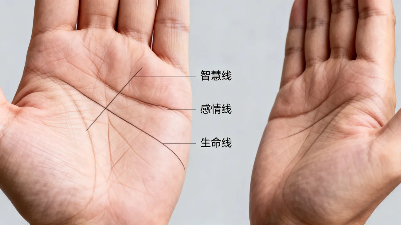 掌纹交叉线怎么看吉凶，掌纹交叉线代表什么命运