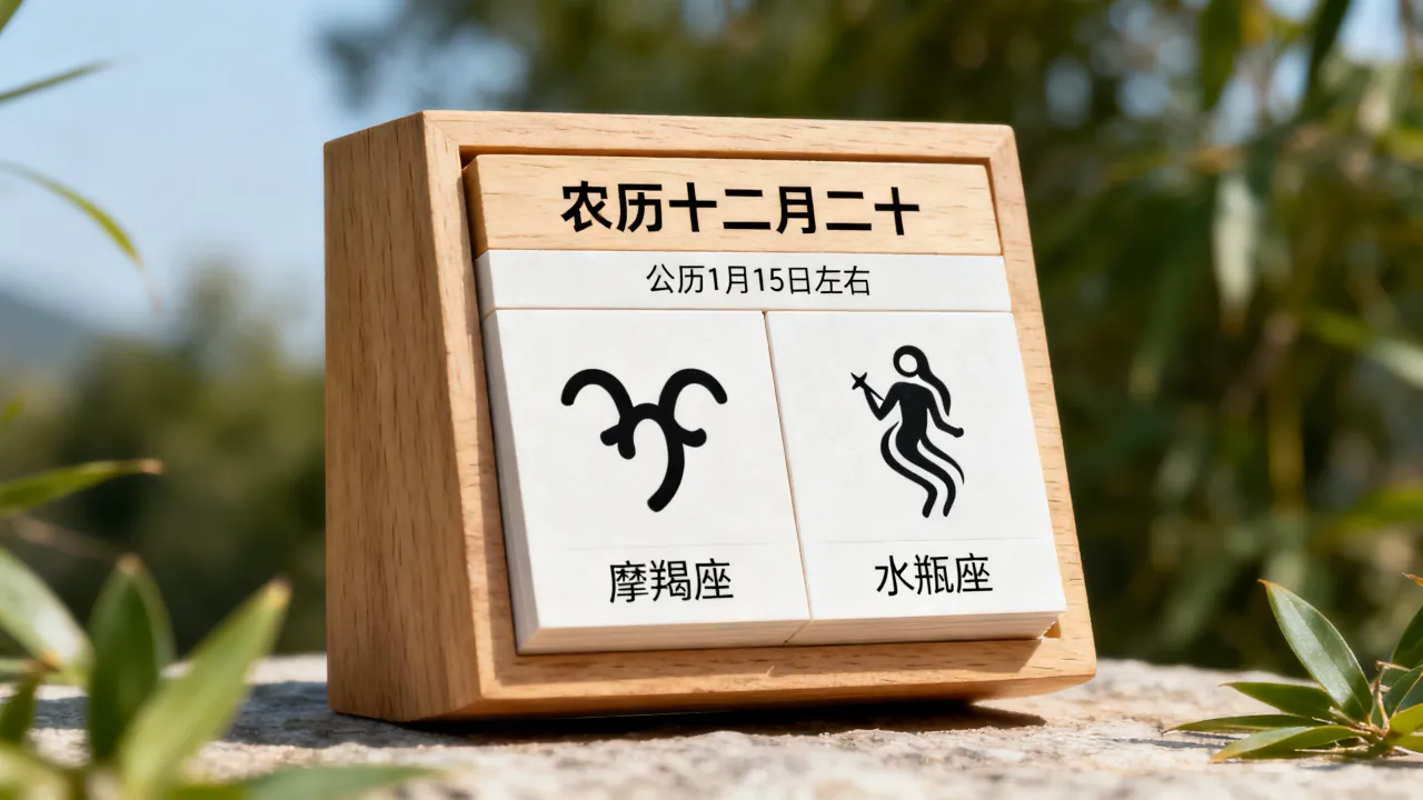 农历十二月二十是什么星座，摩羯座还是水瓶座