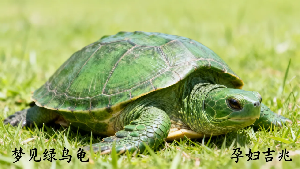 梦见绿色的乌龟好不好，孕妇梦见绿乌龟是吉兆吗