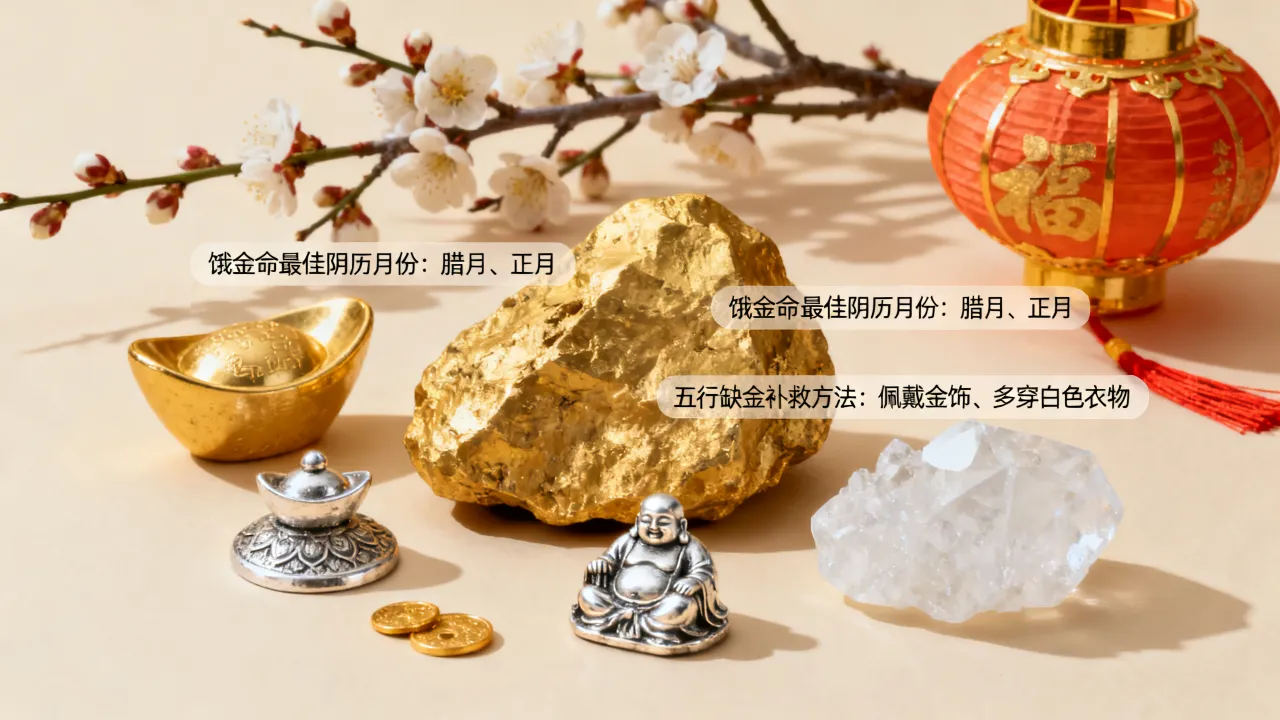 饿金命阴历几月出生最好?五行缺金如何补救 饿金命阴历几月出生最好?五行缺金如何补救