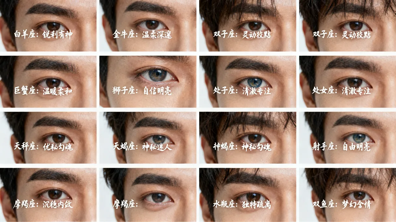 十二星座男谁的眼睛最迷人？最勾魂星座男眼睛大盘点