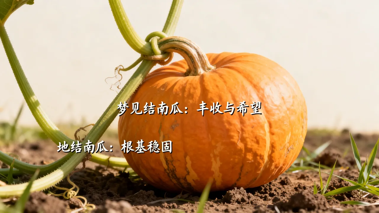 梦到了结南瓜会有什么预兆,梦见地结南瓜是吉是凶? 梦到了结南瓜会有什么预兆,梦见地结南瓜是吉是凶?