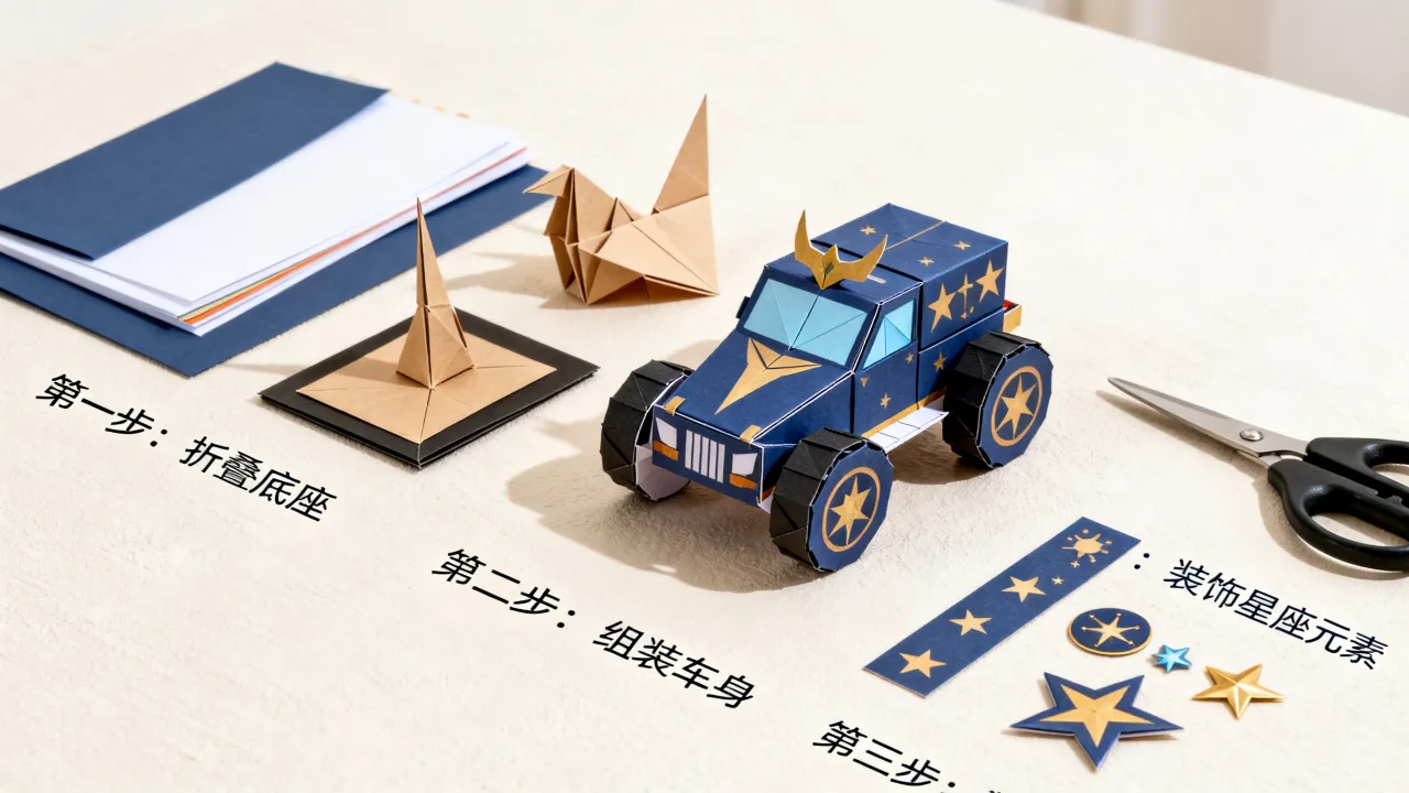 十二星座战车怎么折?教你最全详细折法教程 十二星座战车怎么折?教你最全详细折法教程