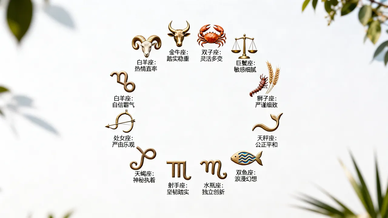 十二星座的特点排列是什么,十二星座性格特点有哪些 十二星座的特点排列是什么,十二星座性格特点有哪些