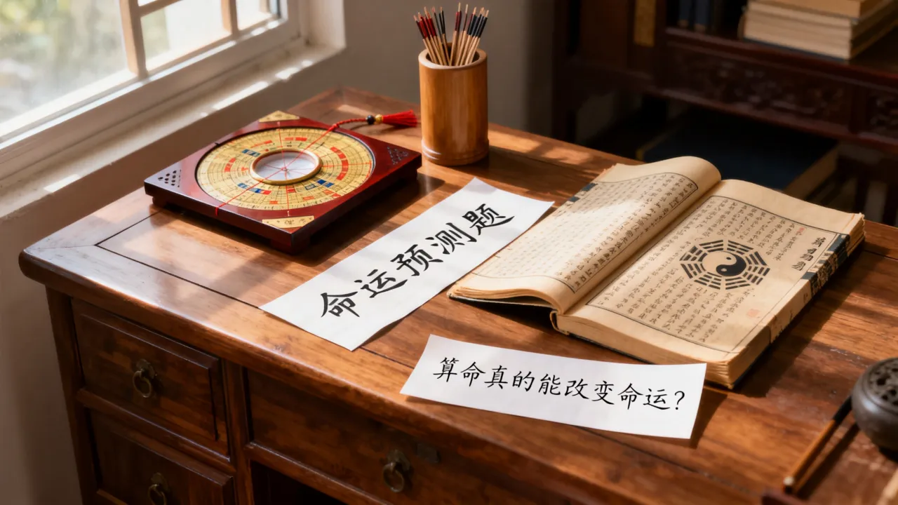 命运预测题准不准，算命真的能改变命运吗？