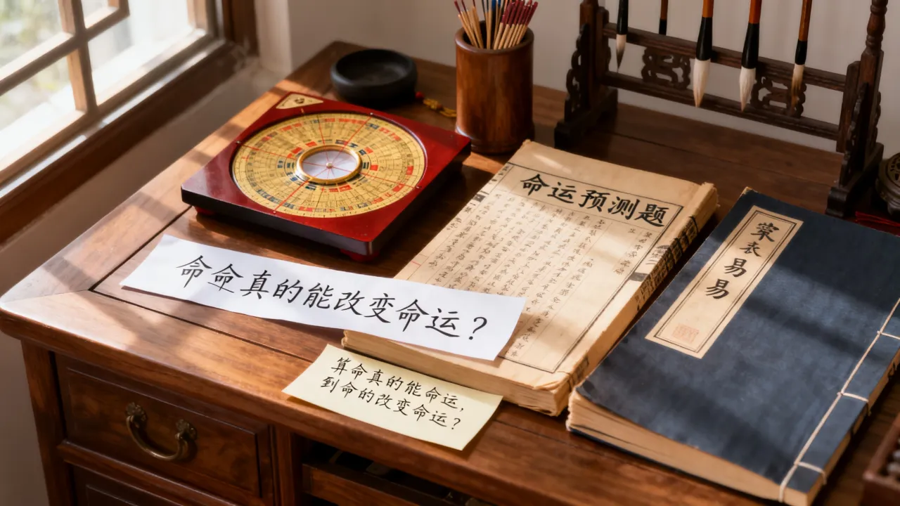命运预测题准不准，算命真的能改变命运吗？