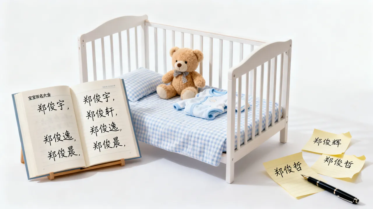 宝宝起名郑俊什么字好,郑俊后面加什么字好听男孩名字大全 宝宝起名郑俊什么字好,郑俊后面加什么字好听男孩名字大全