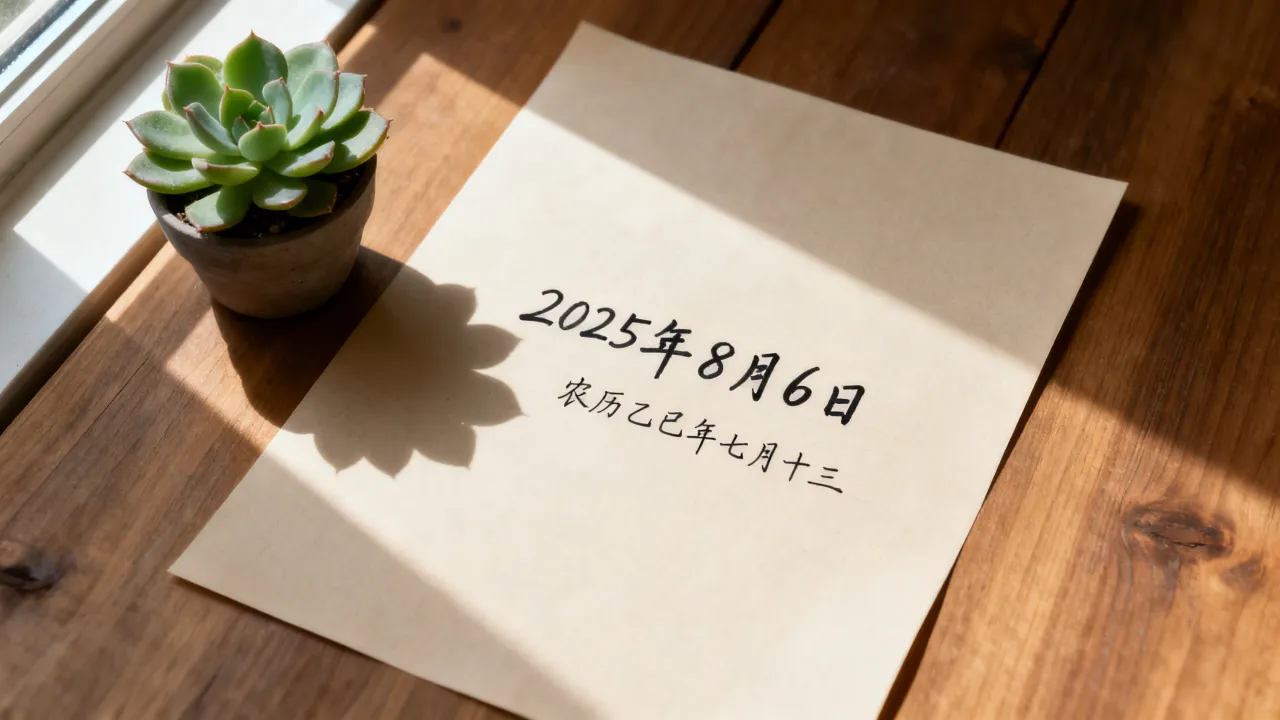 8月6日是阴历多少,2025年8月6日农历几月几号 8月6日是阴历多少,2025年8月6日农历几月几号