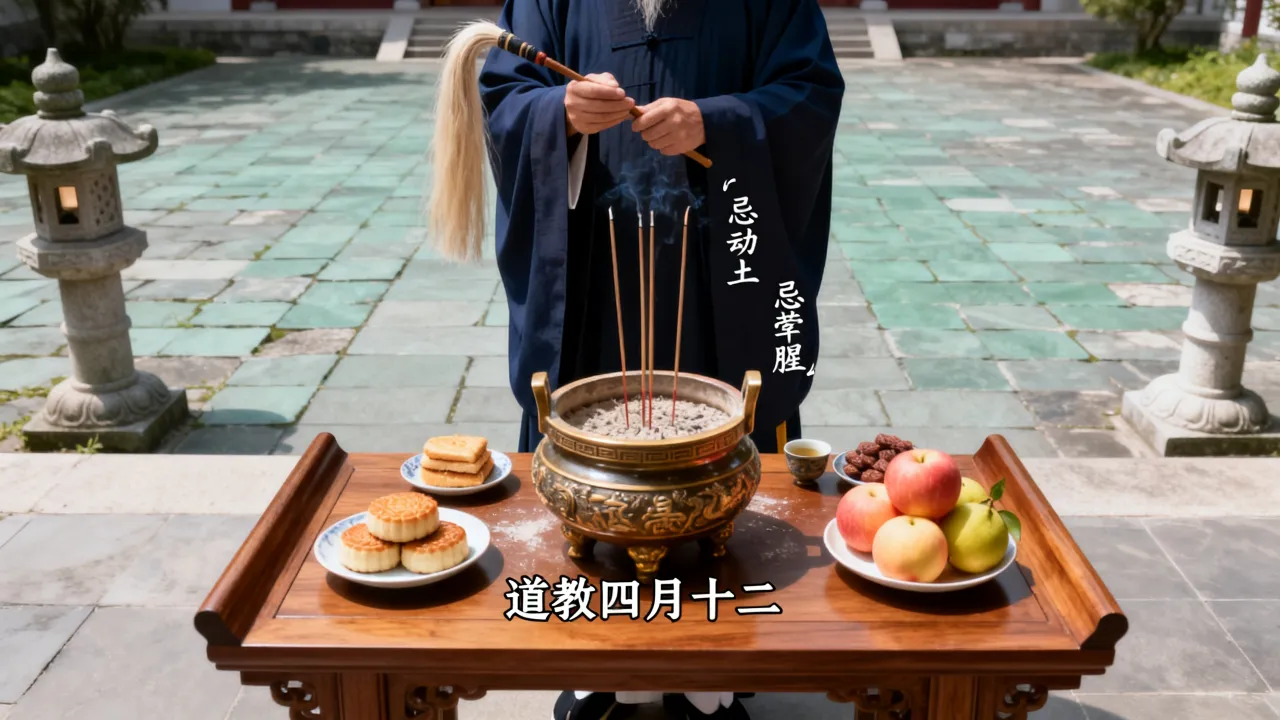 道教阴历4月12是什么日子,有什么讲究和禁忌? 道教阴历4月12是什么日子,有什么讲究和禁忌?