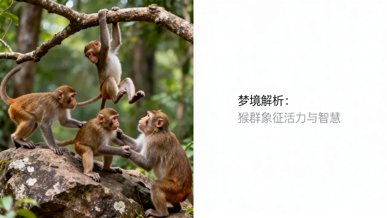 梦到一群猴是好的征兆吗，梦见一群猴子是什么预兆