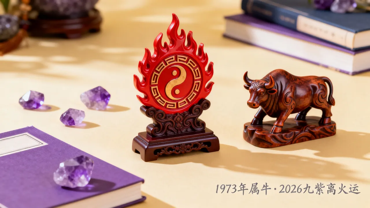 1973年属牛2026九紫离火运运势如何，会有什么影响？