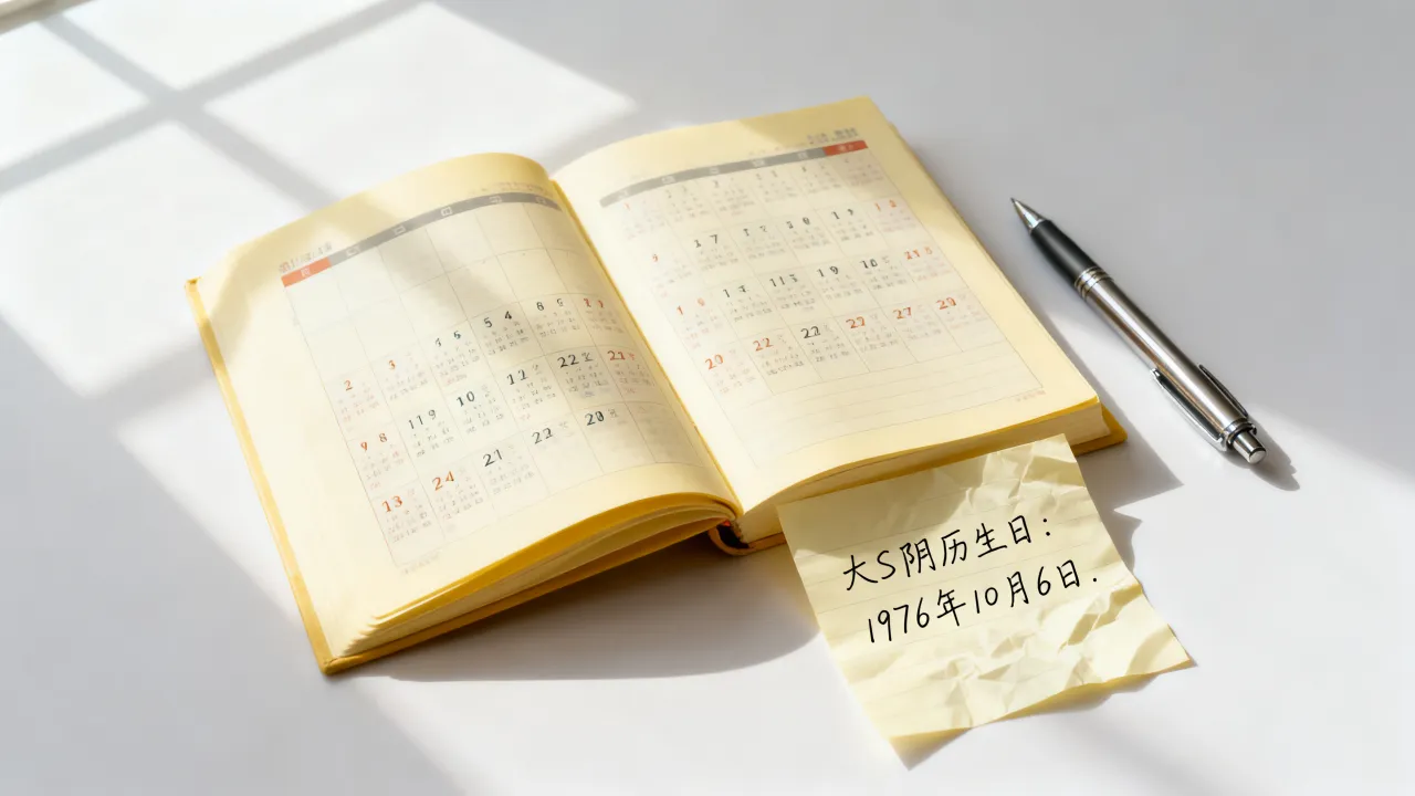 大S阴历生日是哪一天?明星农历生日怎么算 大S阴历生日是哪一天?明星农历生日怎么算