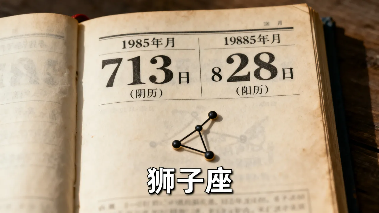 1985阴历7月13是阳历几号,农历七月十三是什么星座? 1985阴历7月13是阳历几号,农历七月十三是什么星座?