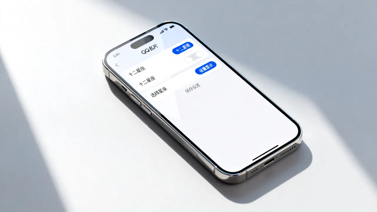 QQ名片十二星座怎么弄？在哪里设置显示？