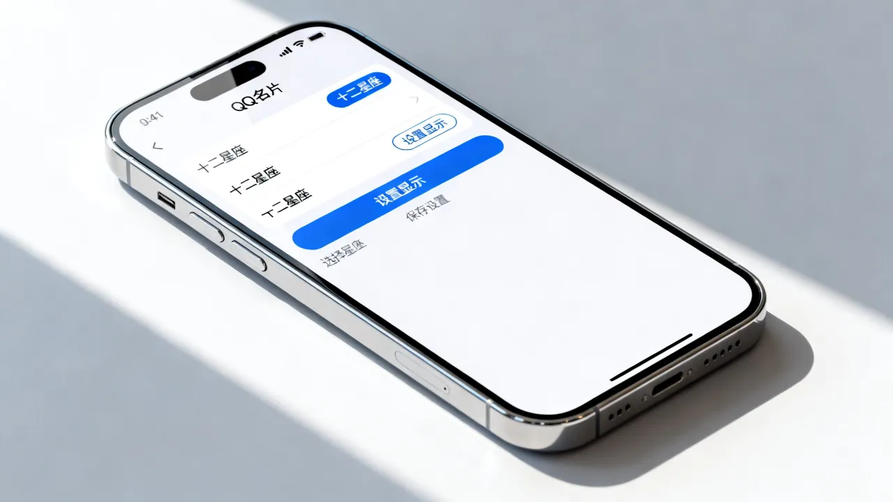QQ名片十二星座怎么弄?在哪里设置显示? QQ名片十二星座怎么弄?在哪里设置显示?