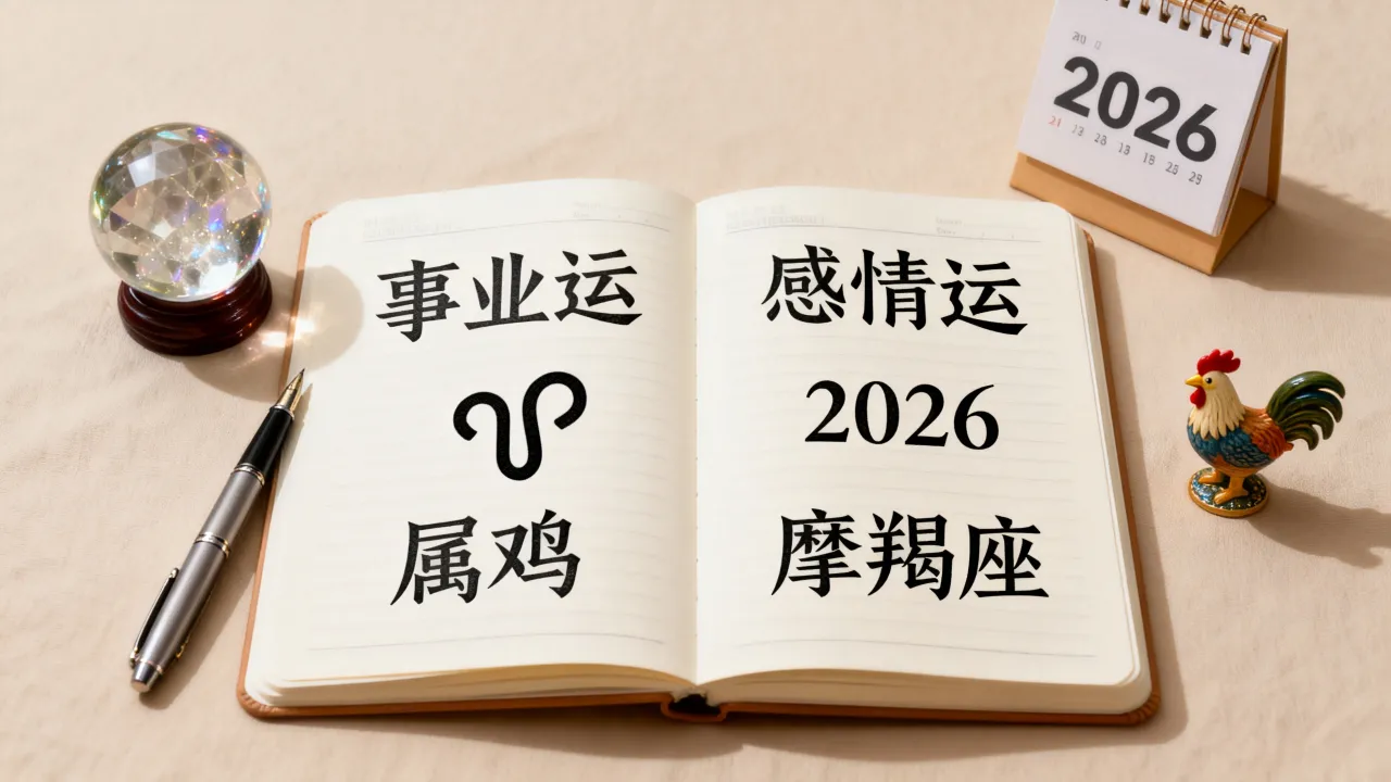 1981年属鸡摩羯座2026年运势如何？事业运和感情运详解