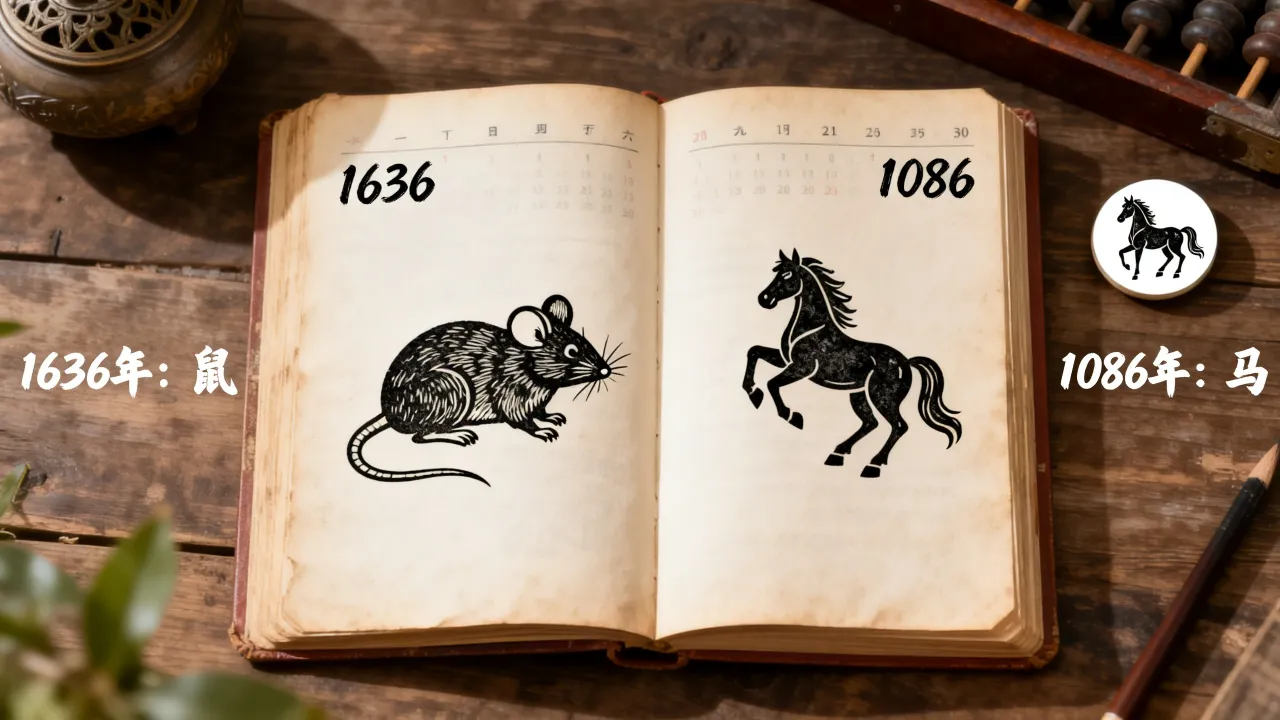 1636年是什么生肖年，1086年是什么生肖
