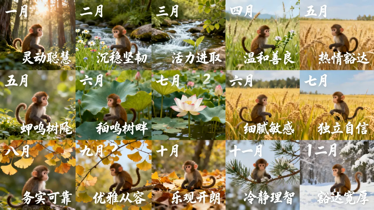 猴年每月出生的命运各有不同,几月出生命中注定最好? 猴年每月出生的命运各有不同,几月出生命中注定最好?