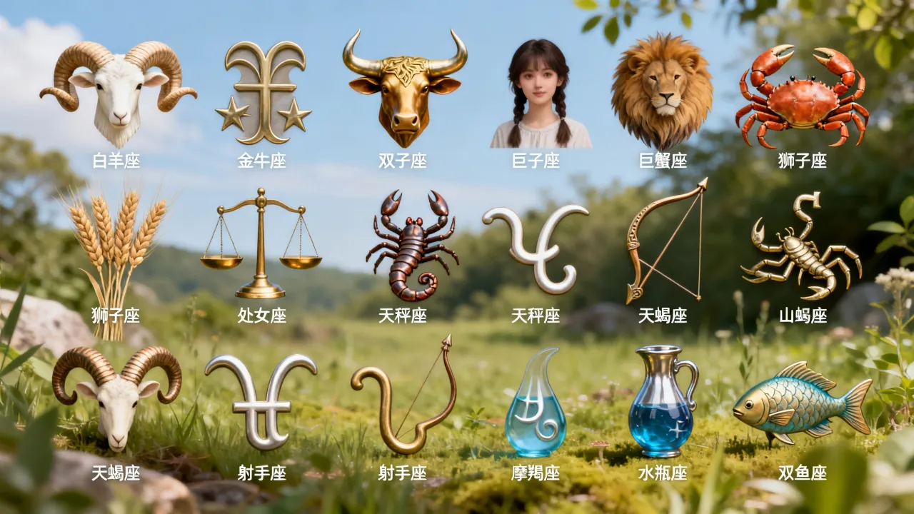 天使十二星座分别是什么，你的守护天使是哪个星座？