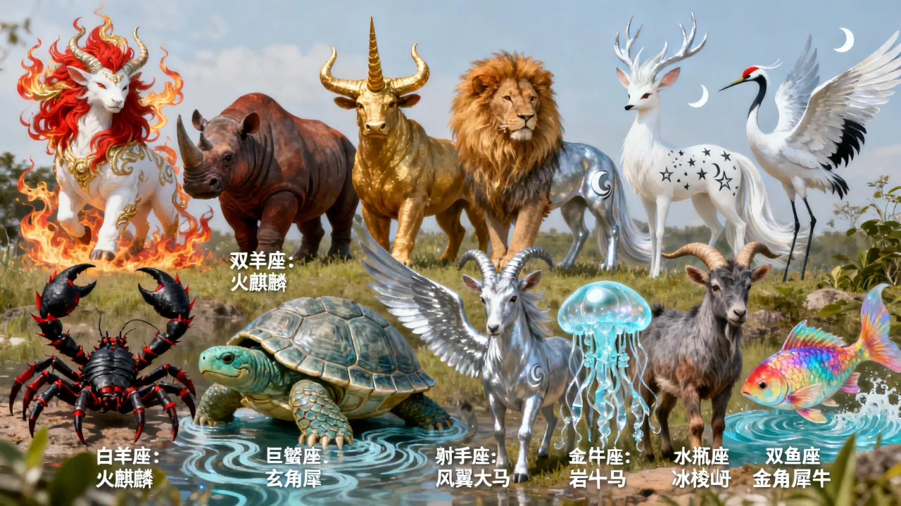 十二星座之神兽排名谁最强,十二星座神兽排行榜前几名 十二星座之神兽排名谁最强,十二星座神兽排行榜前几名