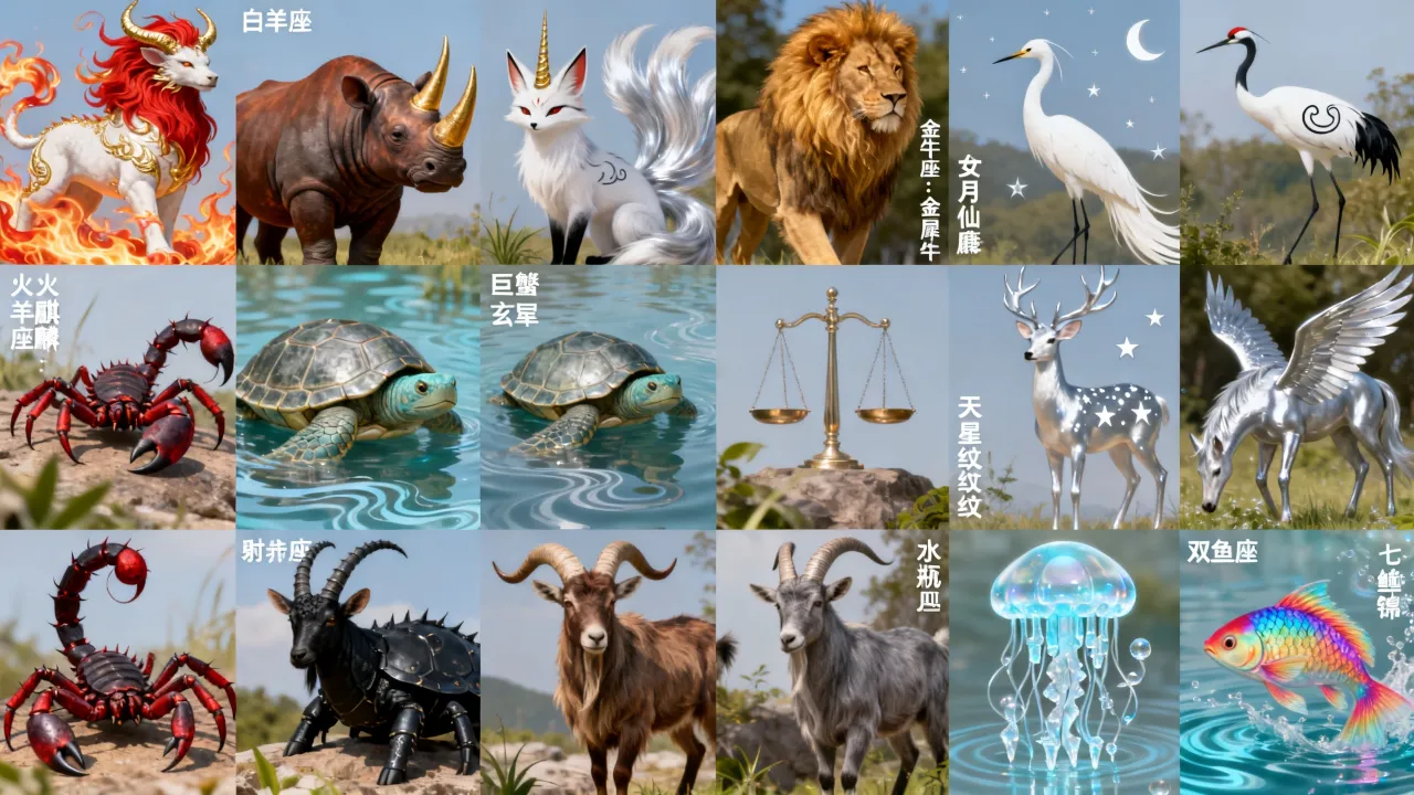 十二星座之神兽排名谁最强,十二星座神兽排行榜前几名 十二星座之神兽排名谁最强,十二星座神兽排行榜前几名