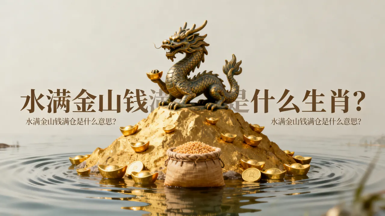 水满金山钱满仓是什么生肖？水满金山钱满仓是什么意思？