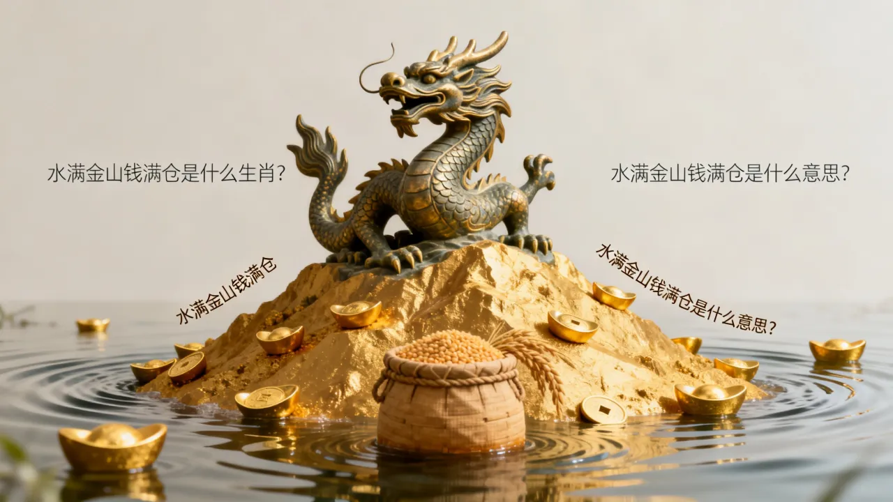 水满金山钱满仓是什么生肖？水满金山钱满仓是什么意思？