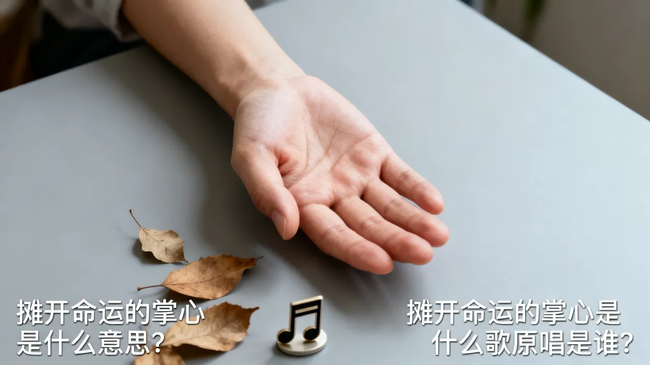 摊开命运的掌心是什么意思,摊开命运的掌心是什么歌原唱是谁 摊开命运的掌心是什么意思,摊开命运的掌心是什么歌原唱是谁
