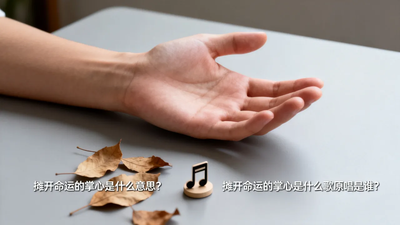 摊开命运的掌心是什么意思,摊开命运的掌心是什么歌原唱是谁 摊开命运的掌心是什么意思,摊开命运的掌心是什么歌原唱是谁