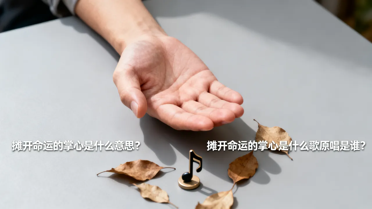 摊开命运的掌心是什么意思,摊开命运的掌心是什么歌原唱是谁 摊开命运的掌心是什么意思,摊开命运的掌心是什么歌原唱是谁