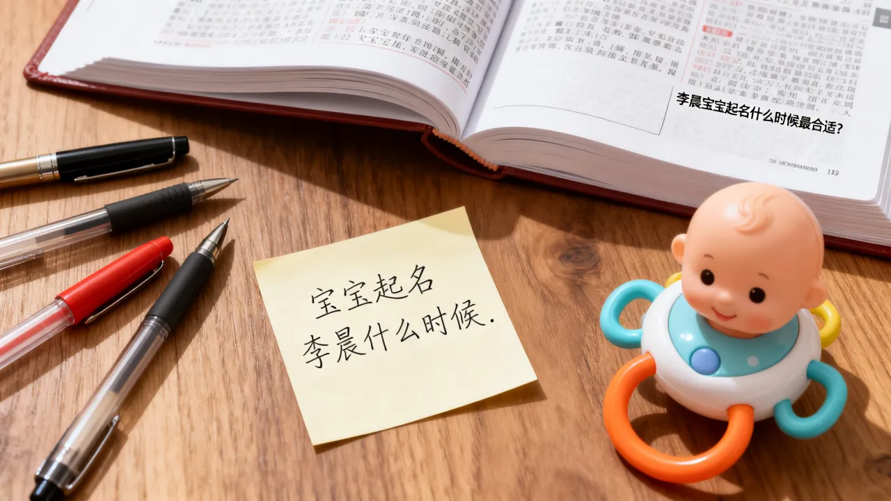 宝宝起名李晨什么时候，李晨宝宝起名什么时候最合适？