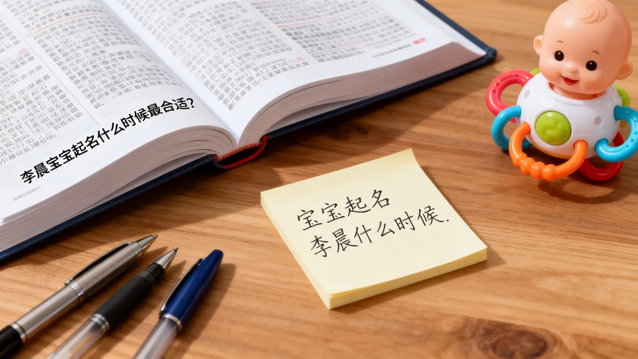 宝宝起名李晨什么时候，李晨宝宝起名什么时候最合适？