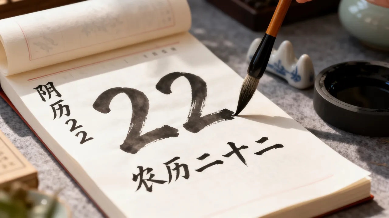 阴历22怎么写,农历二十二怎么写才正确? 阴历22怎么写,农历二十二怎么写才正确?