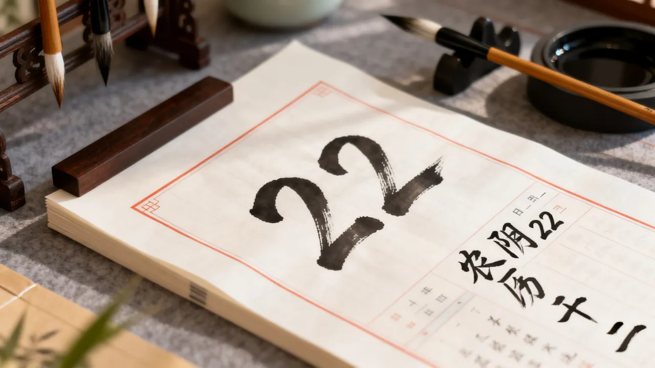 阴历22怎么写,农历二十二怎么写才正确? 阴历22怎么写,农历二十二怎么写才正确?