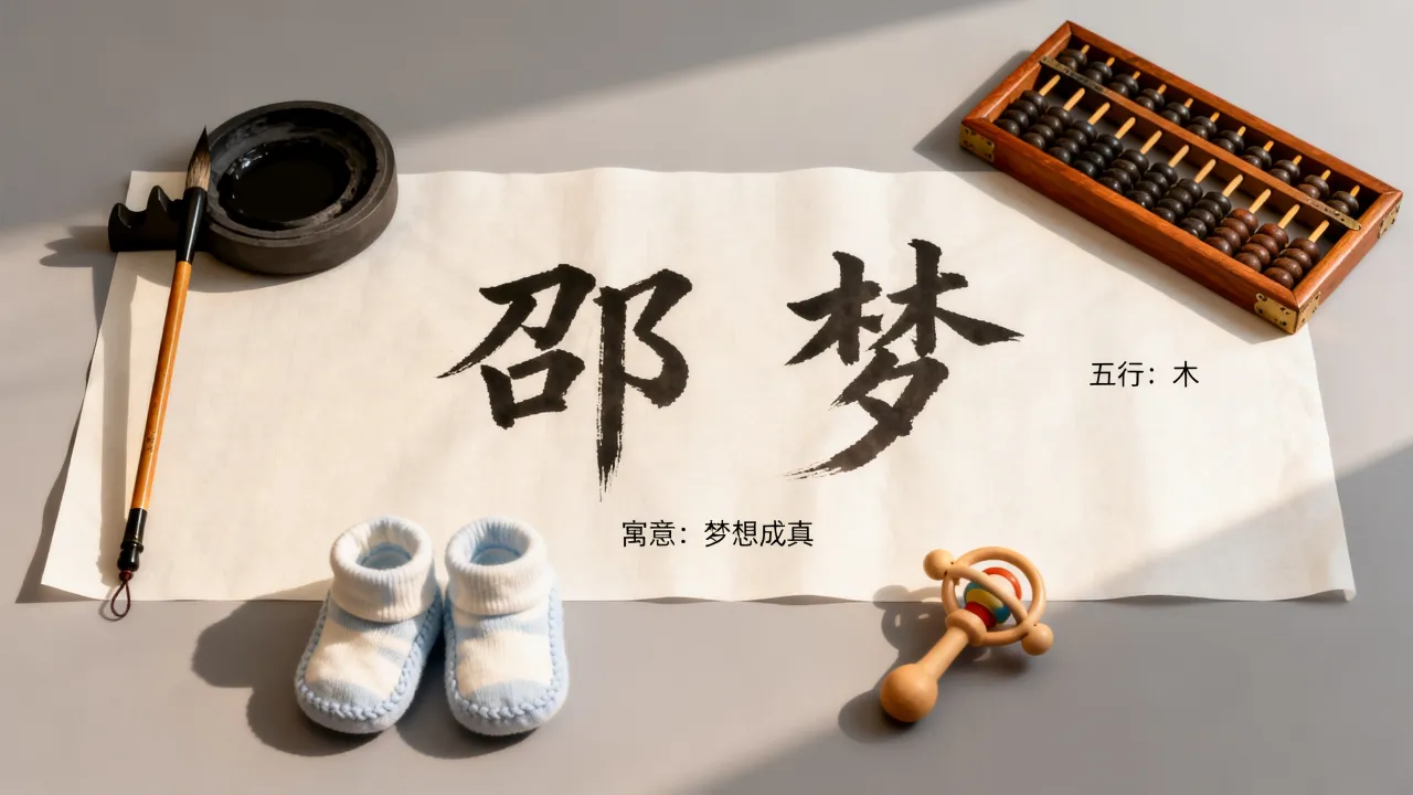邵梦宝宝起名怎么取最好听，邵梦名字寓意和五行属什么？