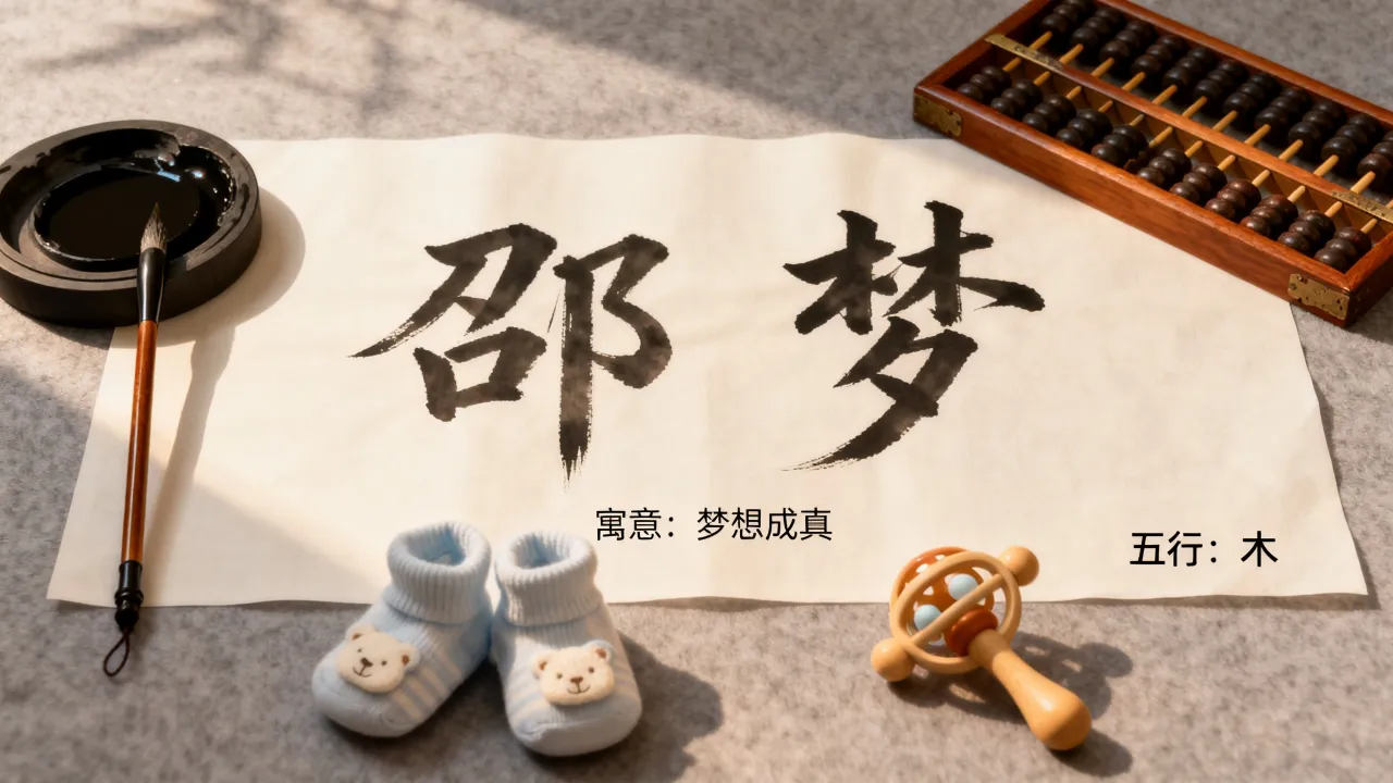 邵梦宝宝起名怎么取最好听，邵梦名字寓意和五行属什么？