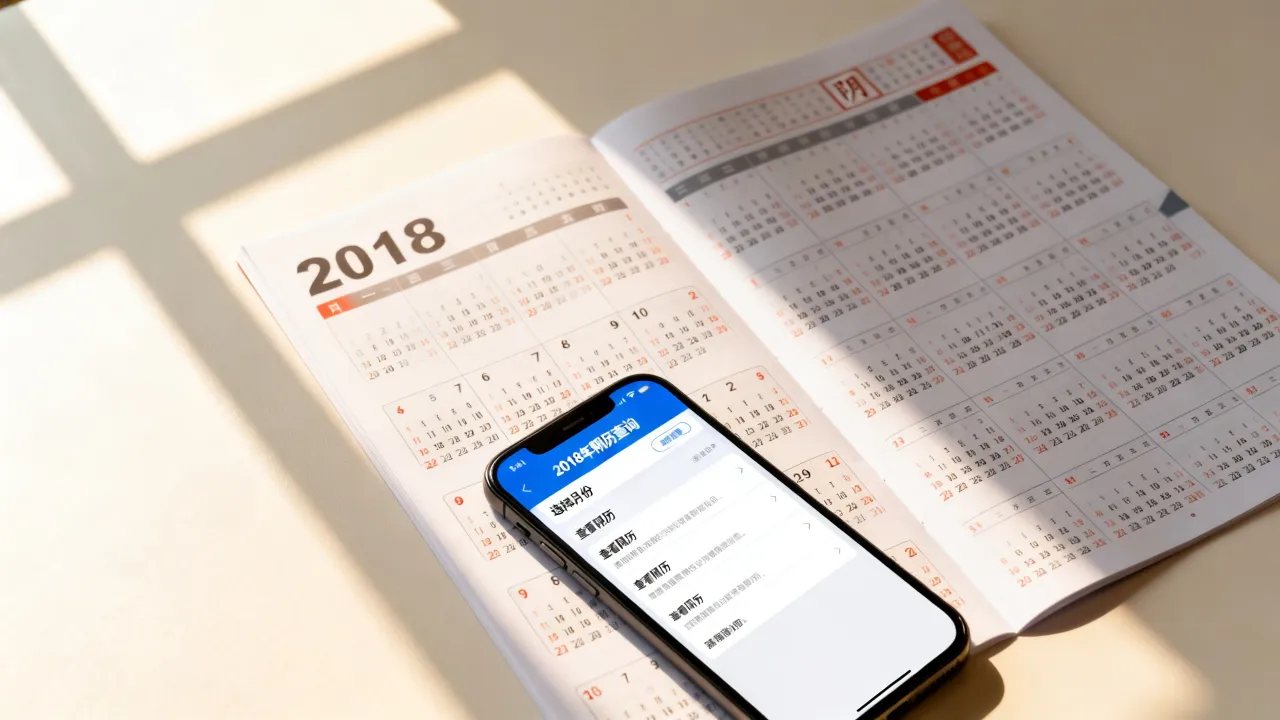 2018日历阴历完整查询表在哪里,怎么查询? 2018日历阴历完整查询表在哪里,怎么查询?
