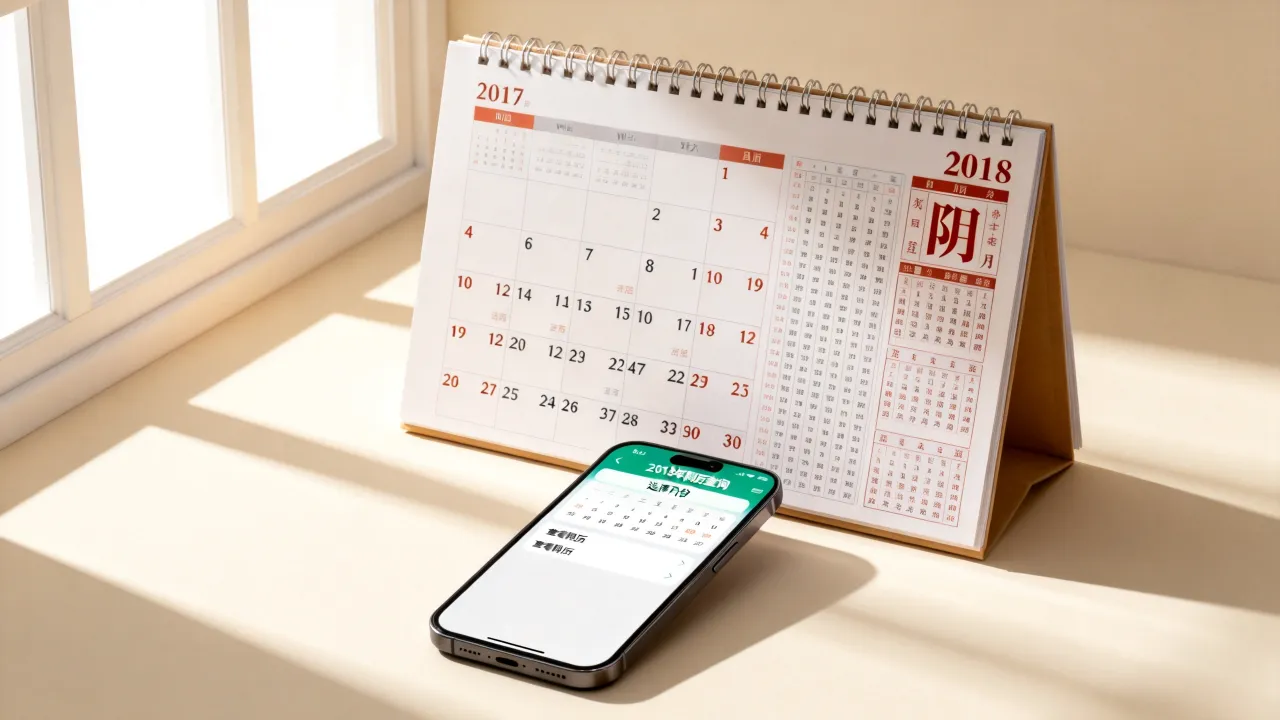 2018日历阴历完整查询表在哪里,怎么查询? 2018日历阴历完整查询表在哪里,怎么查询?