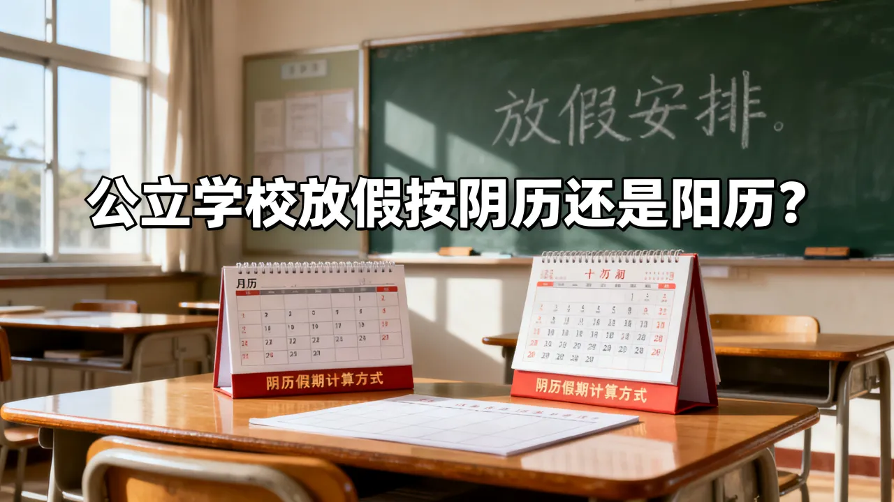 公立学校按阴历还是阳历放假吗，公立学校阴历假期怎么算