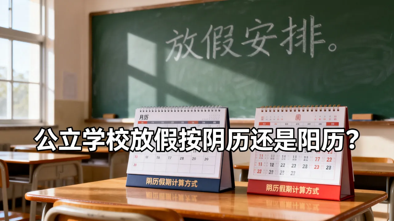 公立学校按阴历还是阳历放假吗，公立学校阴历假期怎么算