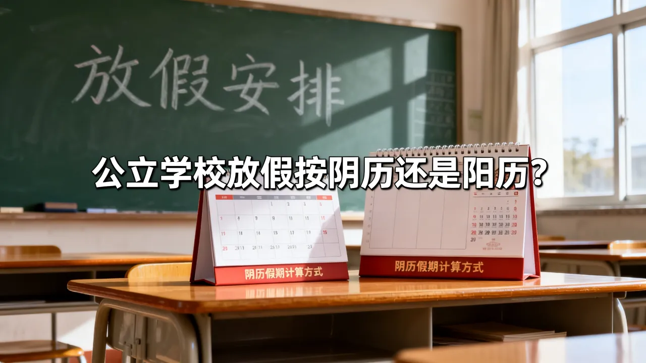 公立学校按阴历还是阳历放假吗，公立学校阴历假期怎么算