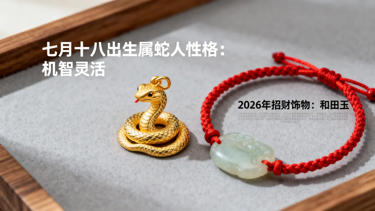 七月十八出生属蛇人性格怎么样,属蛇2026年佩戴什么饰物招财? 七月十八出生属蛇人性格怎么样,属蛇2026年佩戴什么饰物招财?