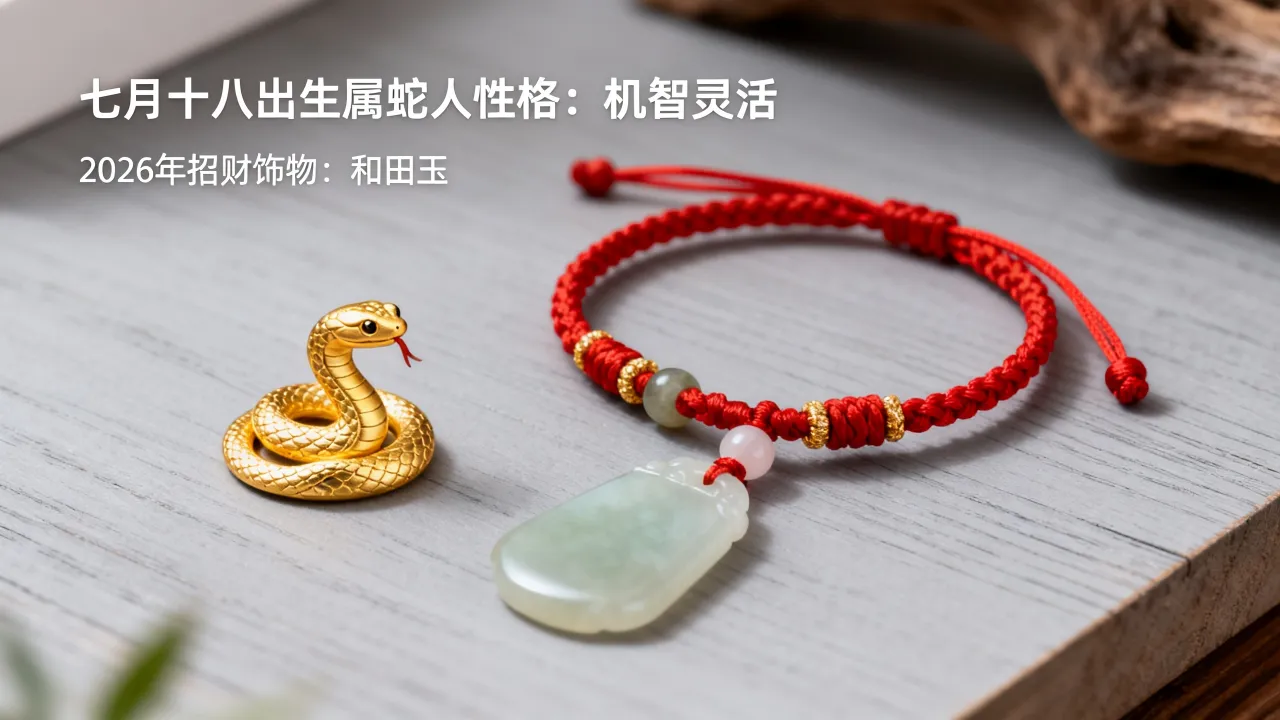 七月十八出生属蛇人性格怎么样,属蛇2026年佩戴什么饰物招财? 七月十八出生属蛇人性格怎么样,属蛇2026年佩戴什么饰物招财?