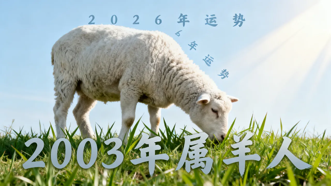 2003年属羊人2026年运势及运程详解,属羊人2026年全年运势如何? 2003年属羊人2026年运势及运程详解,属羊人2026年全年运势如何?