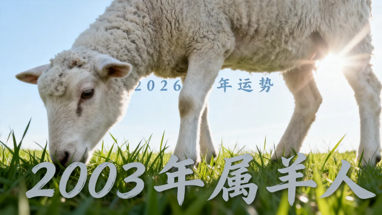 2003年属羊人2026年运势及运程详解,属羊人2026年全年运势如何? 2003年属羊人2026年运势及运程详解,属羊人2026年全年运势如何?