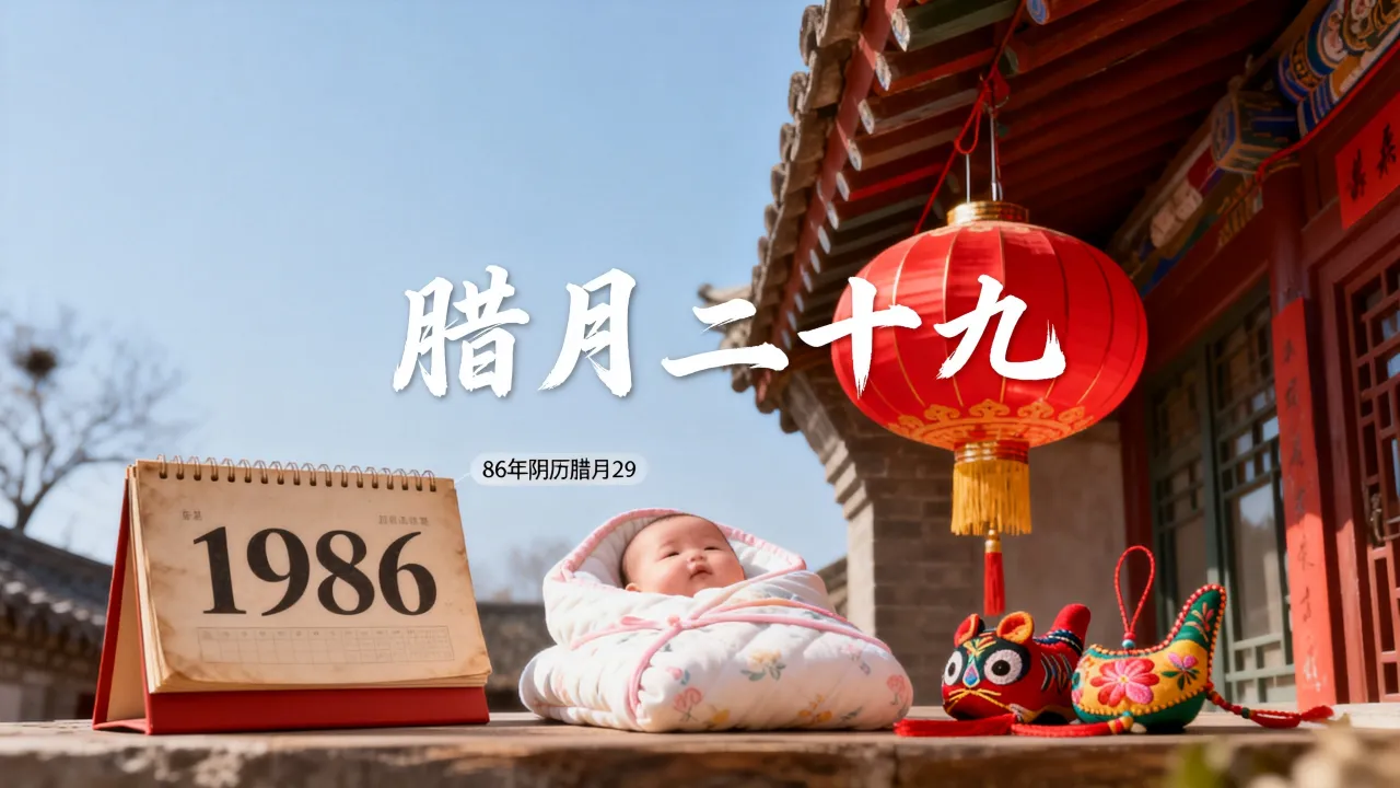 86年阴历腊月29是什么命，出生在腊月二十九的人命运如何？
