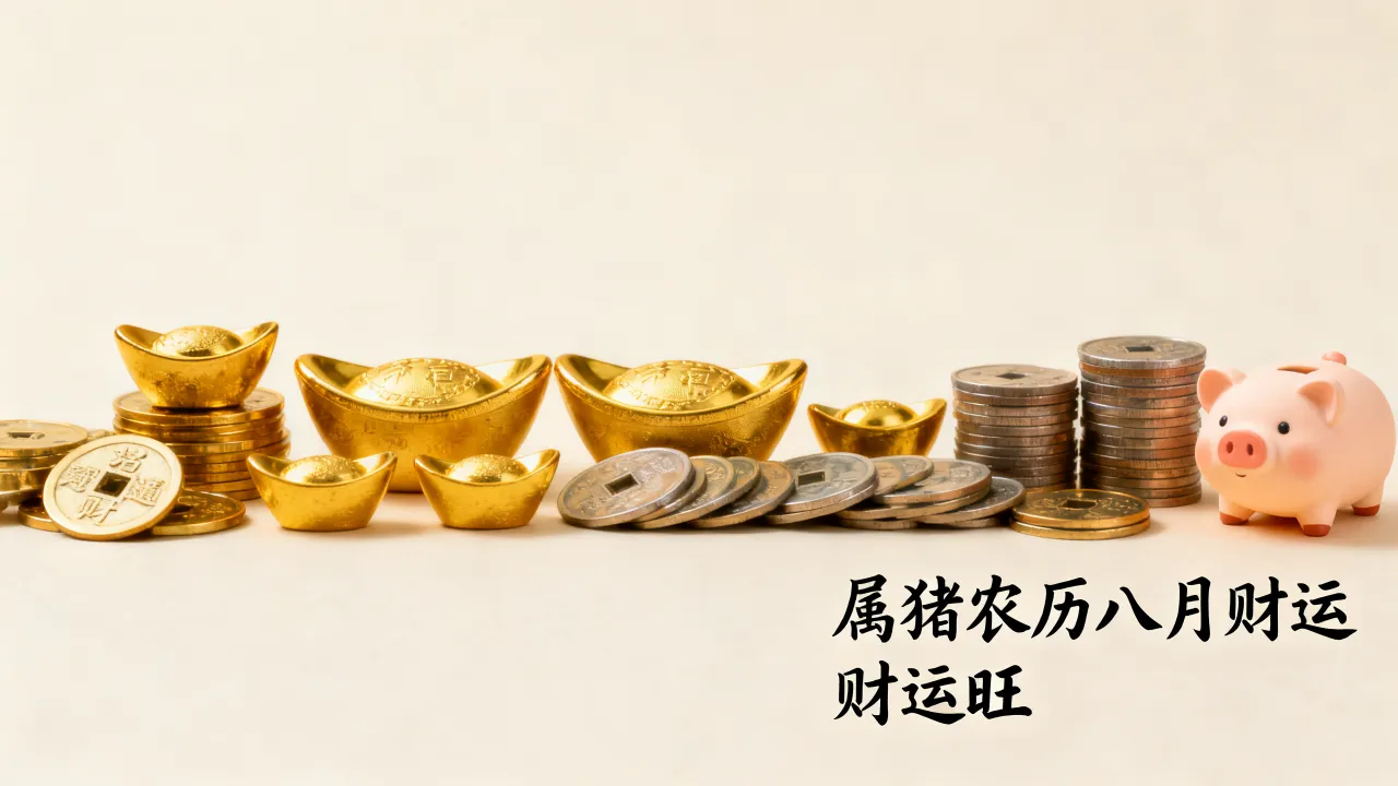 属猪农历八月财运怎么样，属猪农历八月财运旺不旺？